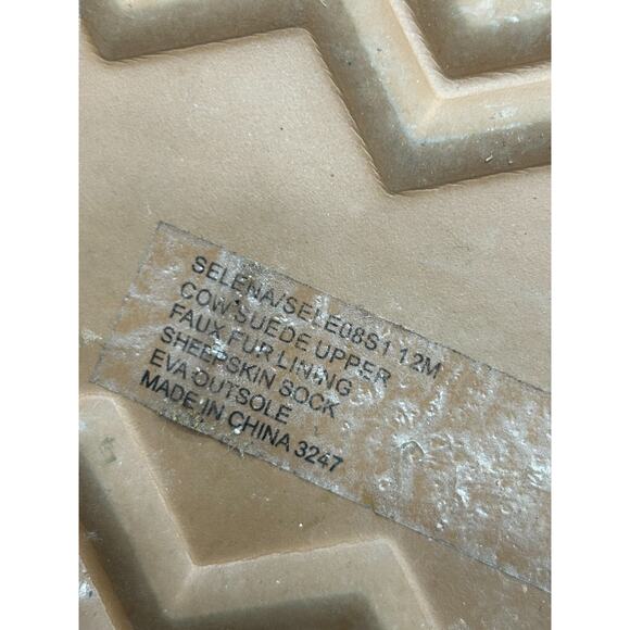 Steve Madden Womens Selena Brown Cow Suede Slip On Platform Slippers Mule Sz 12M - Picture 12 of 13